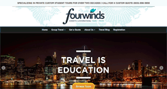 Desktop Screenshot of fourwindstours.com